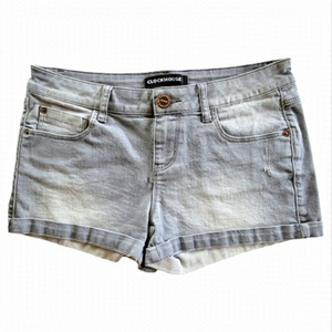 CLOCKHOUSE Grey Coastal Cowgirl Denim Jean Shorts Size L